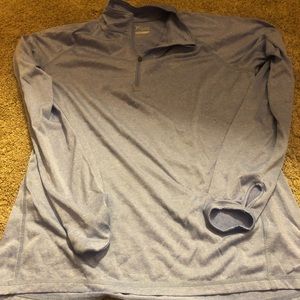 Periwinkle athletic zip up
